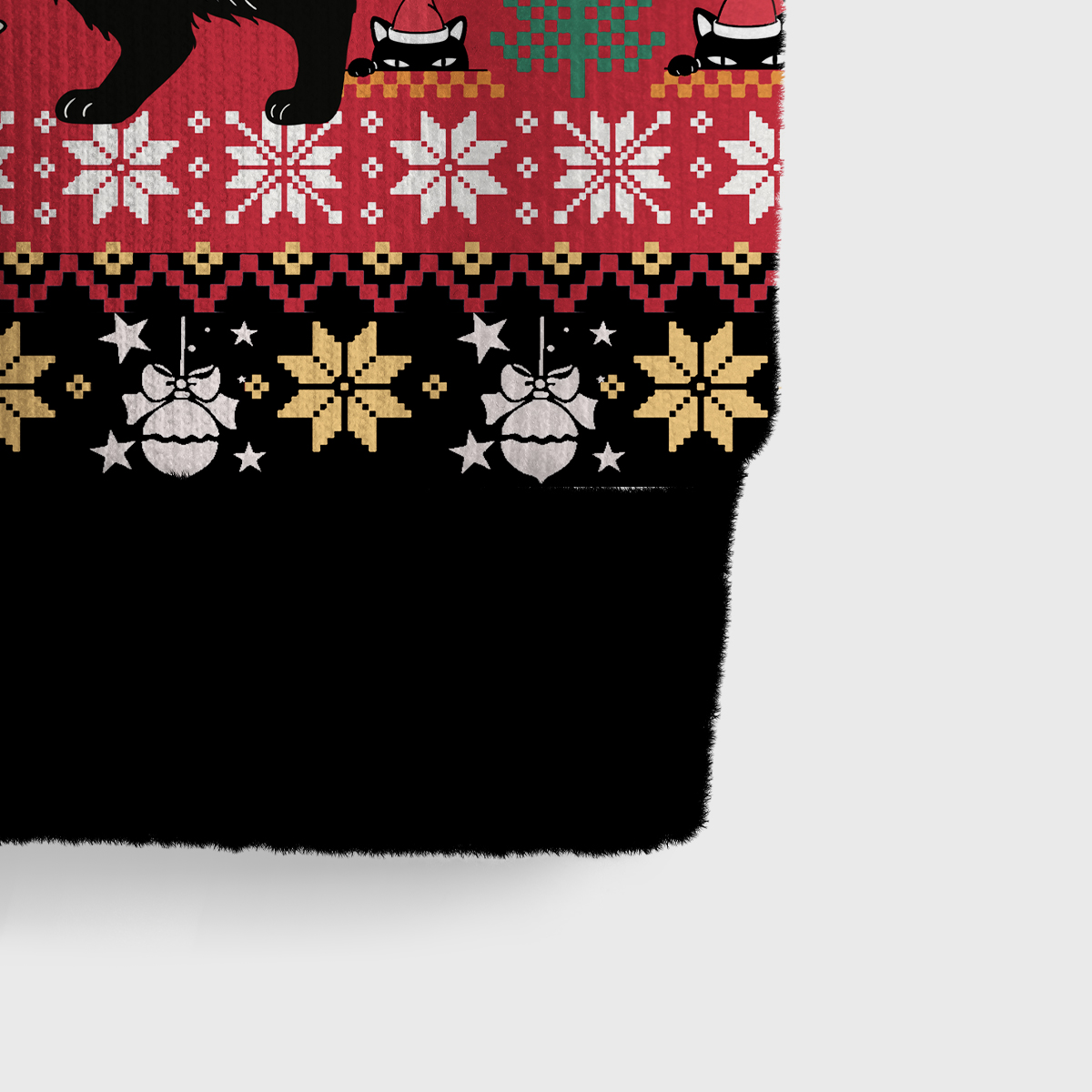 Purplehecate Cute Cat Christmas Ugly Sweater Vest