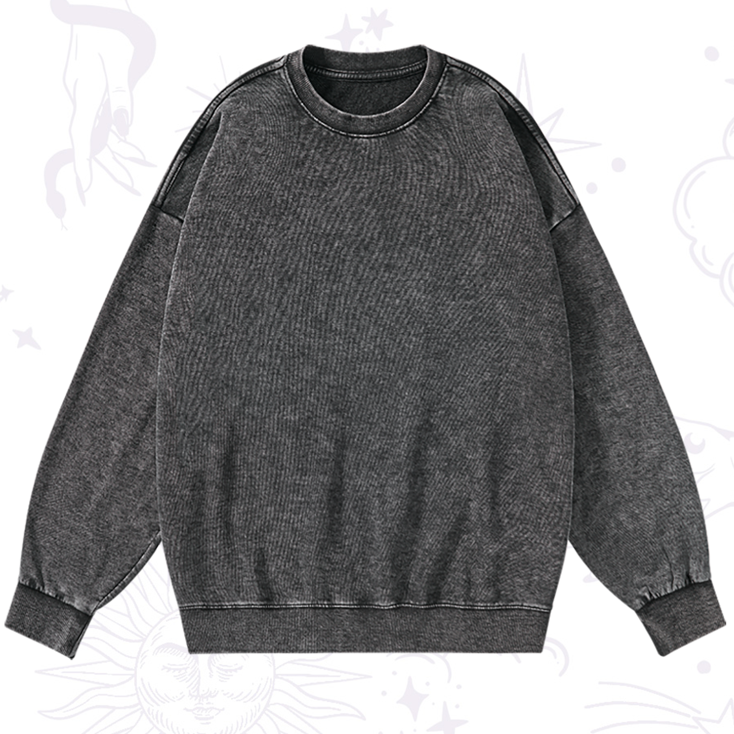 Purplehecate Washed Sweatshirt