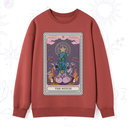 Purplehecate The Witch Tarot Card Sweatshirt