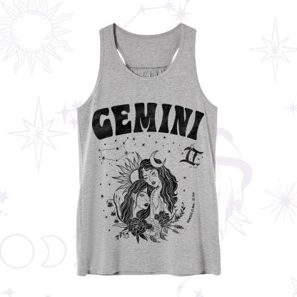 Purplehecate Gemini Zodiac Glyphs  Tank
