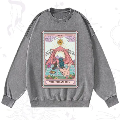 Purplehecate The Camp Lover Tarot Washed Sweatshirt