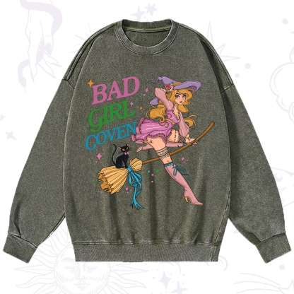 Purplehecate Bad Girl Coven Washed Sweatshirt