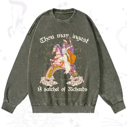 Purplehecate Thou may ingest a satchel of Richards Washed Sweatshirt