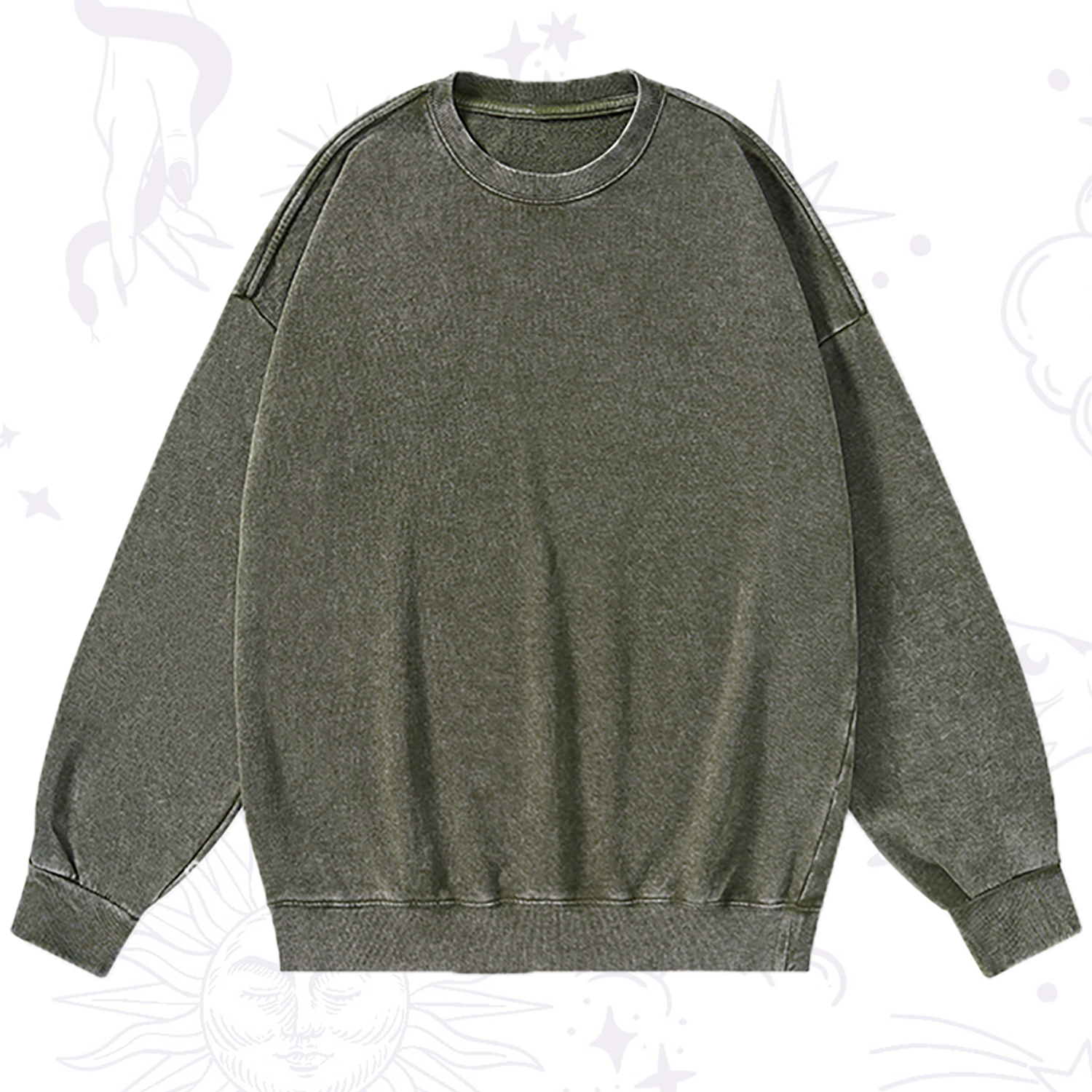 Purplehecate Washed Sweatshirt