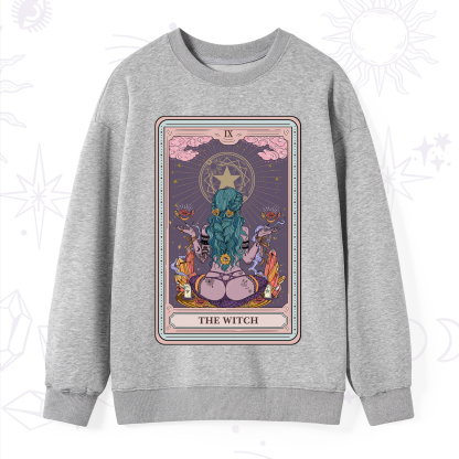 Purplehecate The Witch Tarot Card Sweatshirt