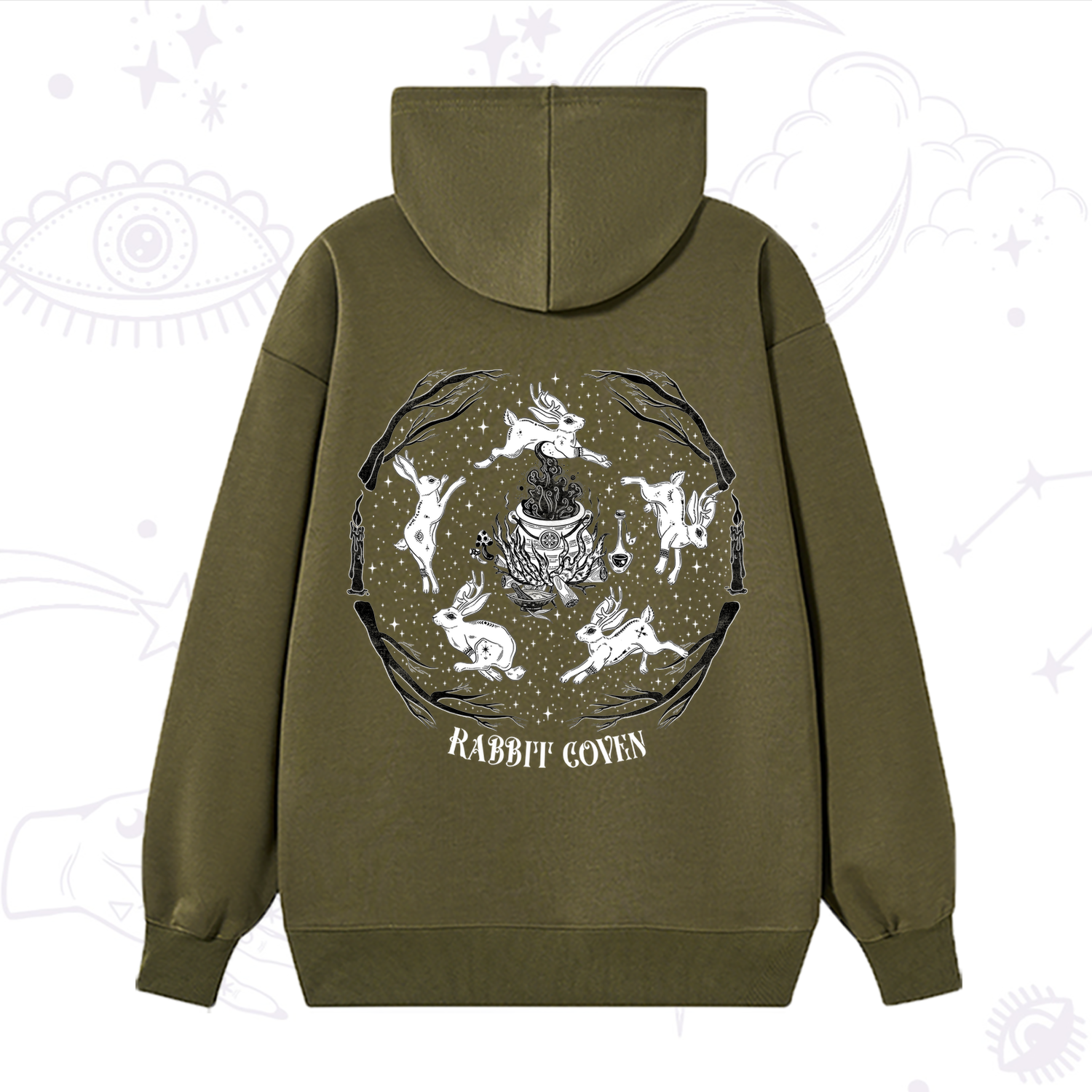 Purplehecate Rabbit Coven Hoodie