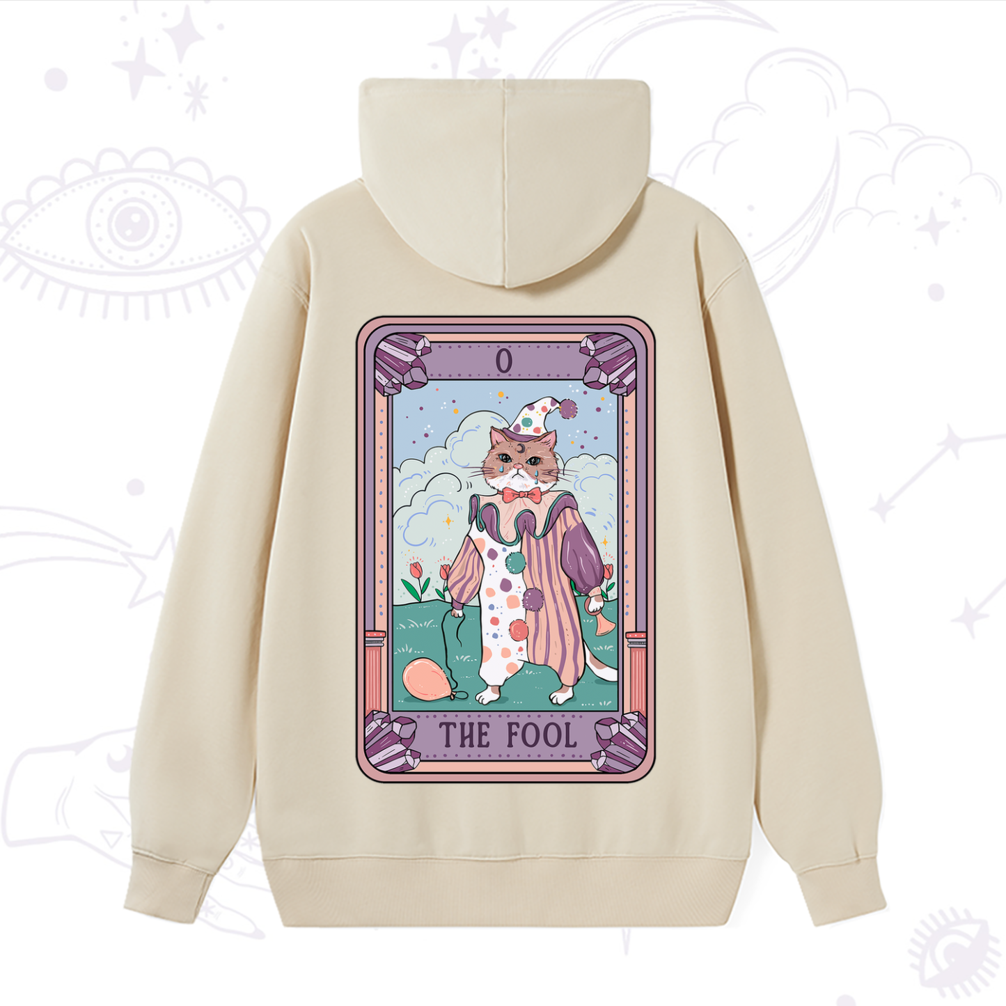 Purplehecate The Fool Tarot Card Hoodie