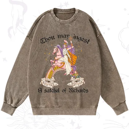 Purplehecate Thou may ingest a satchel of Richards Washed Sweatshirt