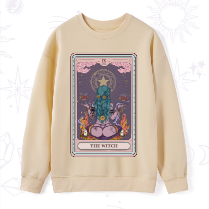 Purplehecate The Witch Tarot Card Sweatshirt