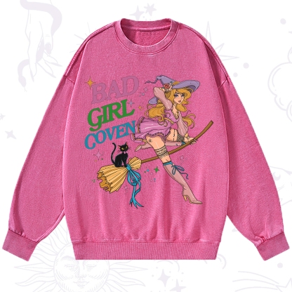 Purplehecate Bad Girl Coven Washed Sweatshirt