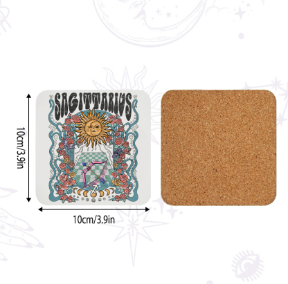 Purplehecate Sagittarius Spirit Zodiac Coaster