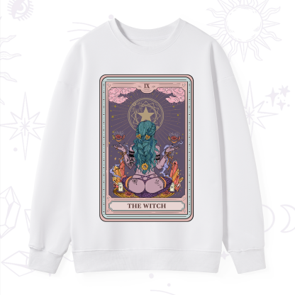 Purplehecate The Witch Tarot Card Sweatshirt