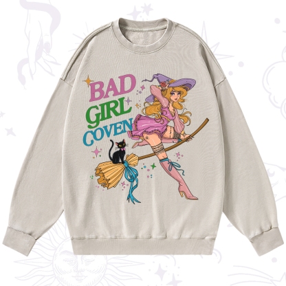 Purplehecate Bad Girl Coven Washed Sweatshirt