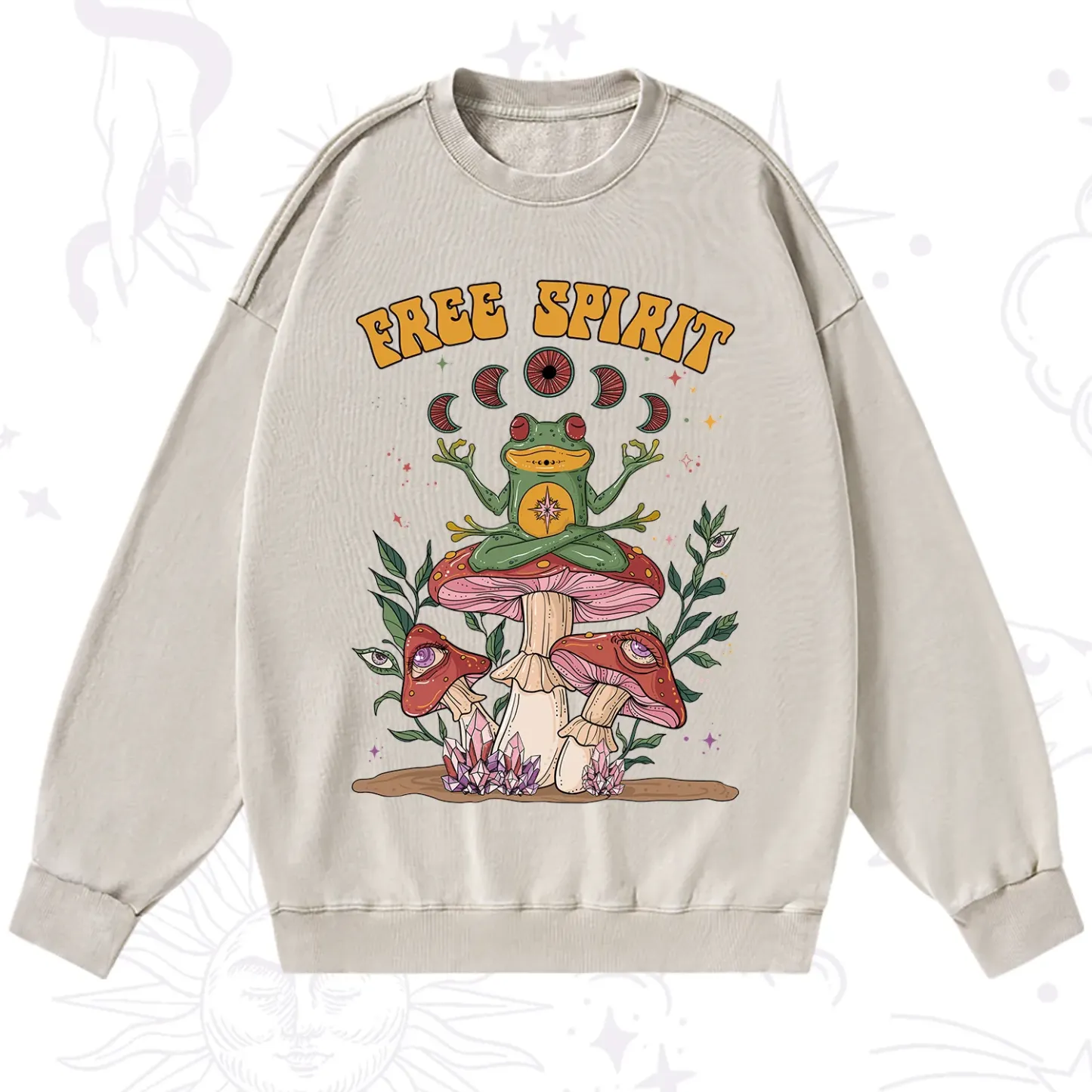 Purplehecate Free Spirit Washed Sweatshirt