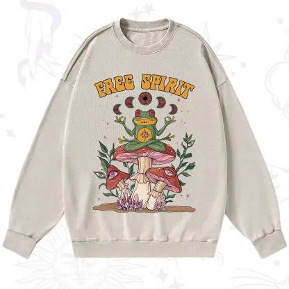 Purplehecate Free Spirit Washed Sweatshirt
