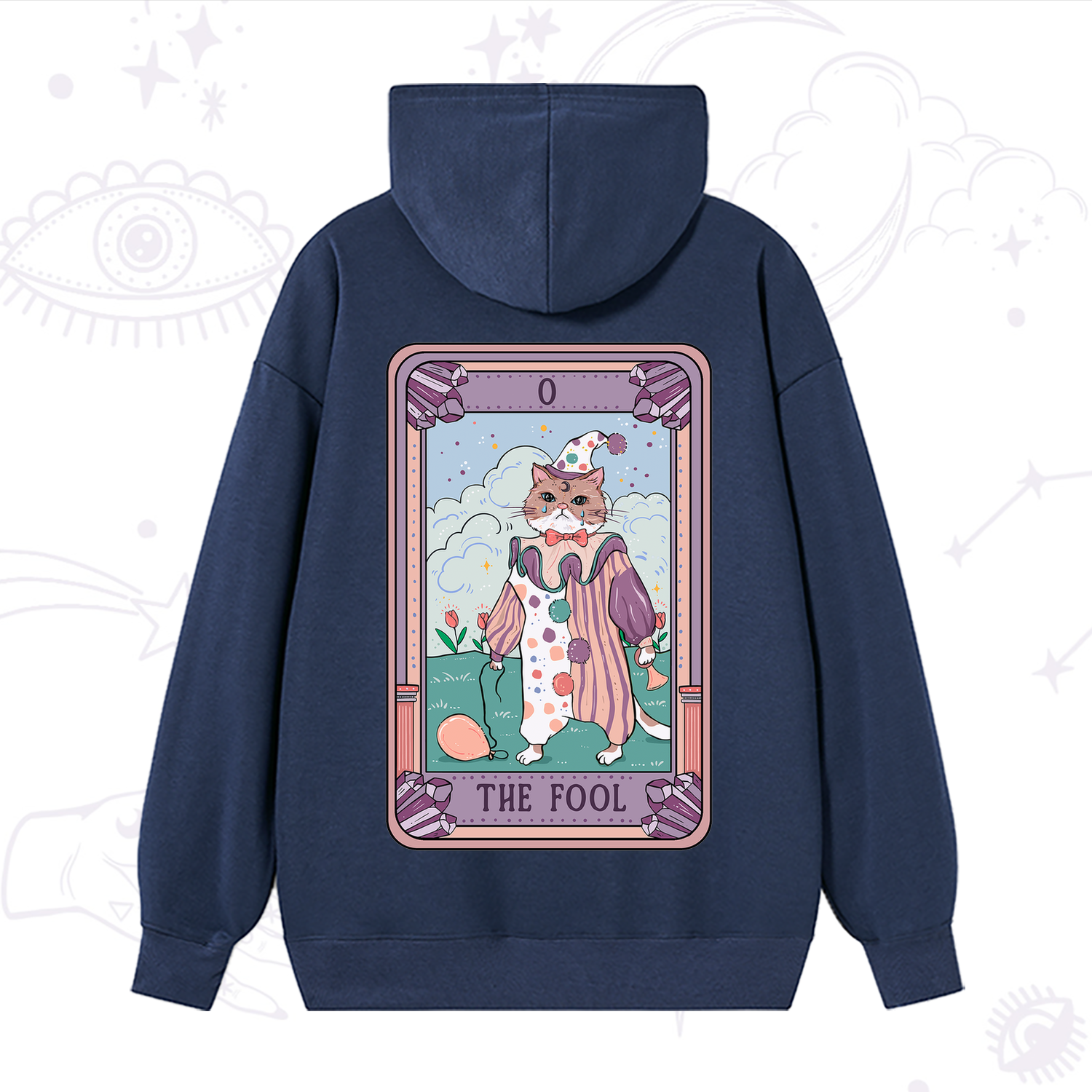 Purplehecate The Fool Tarot Card Hoodie