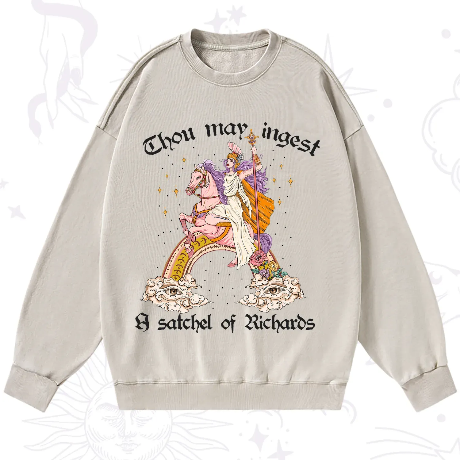 Purplehecate Thou may ingest a satchel of Richards Washed Sweatshirt