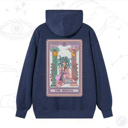 Purplehecate The Fashionable Medusa Tarot Card Hoodie