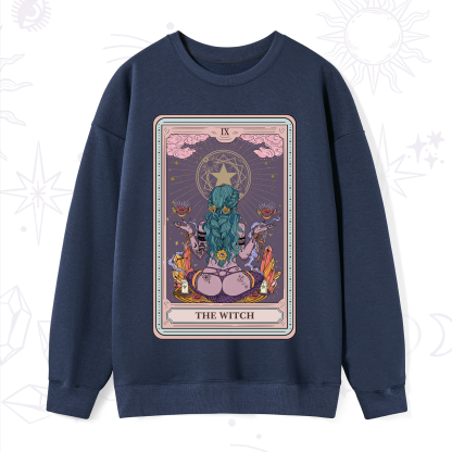 Purplehecate The Witch Tarot Card Sweatshirt