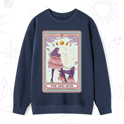 Purplehecate The Fashionable Dog Mom Tarot Card Sweatshirt