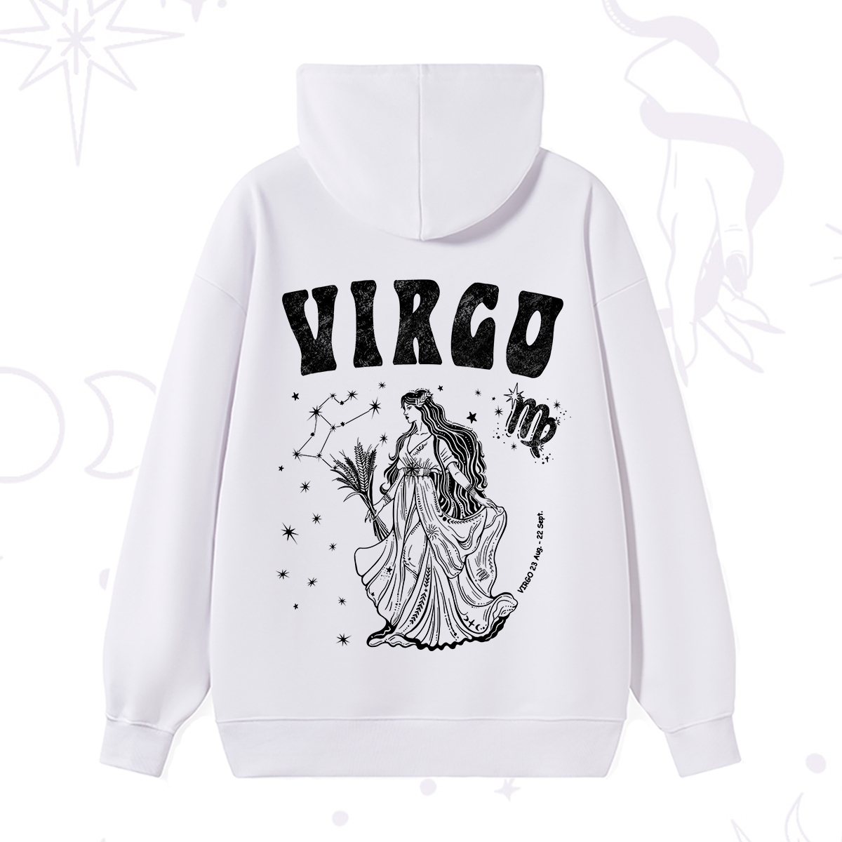 Purplehecate Virgo Starshine Zodiac Hoodie