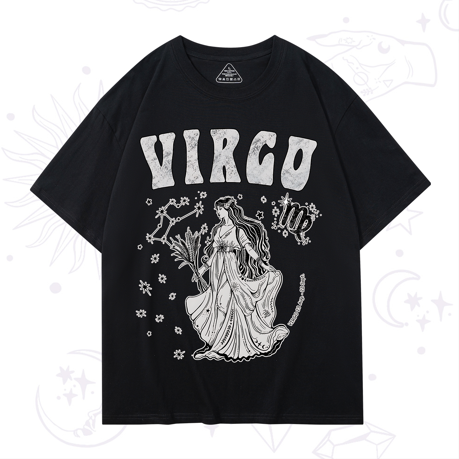 Purplehecate Virgo Starshine Zodiac T-Shirt