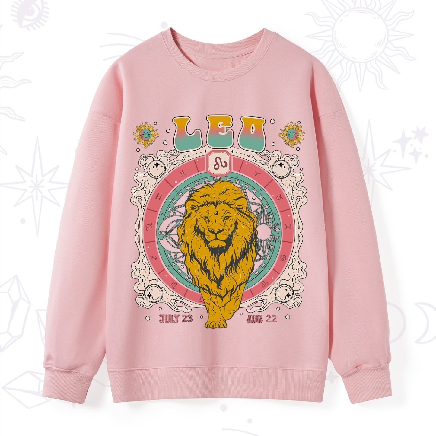 Purplehecate Leo Cosmic Zodiac Sweatshirt