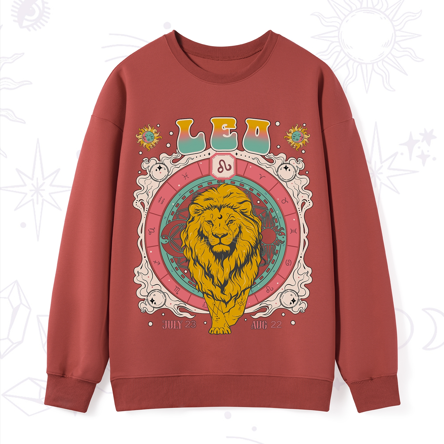 Purplehecate Leo Cosmic Zodiac Sweatshirt