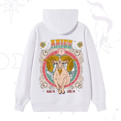 Purplehecate Aries Cosmic Zodiac Hoodie