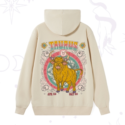 Purplehecate Taurus Cosmic Zodiac  Hoodie
