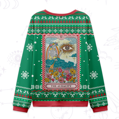 Purplehecate The Audacity Tarot Ugly Christmas Sweater 