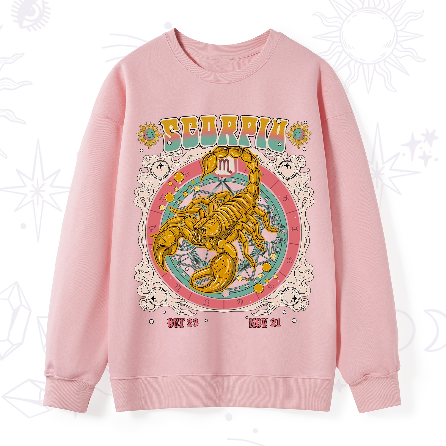 Purplehecate Scorpio Cosmic Zodiac Sweatshirt