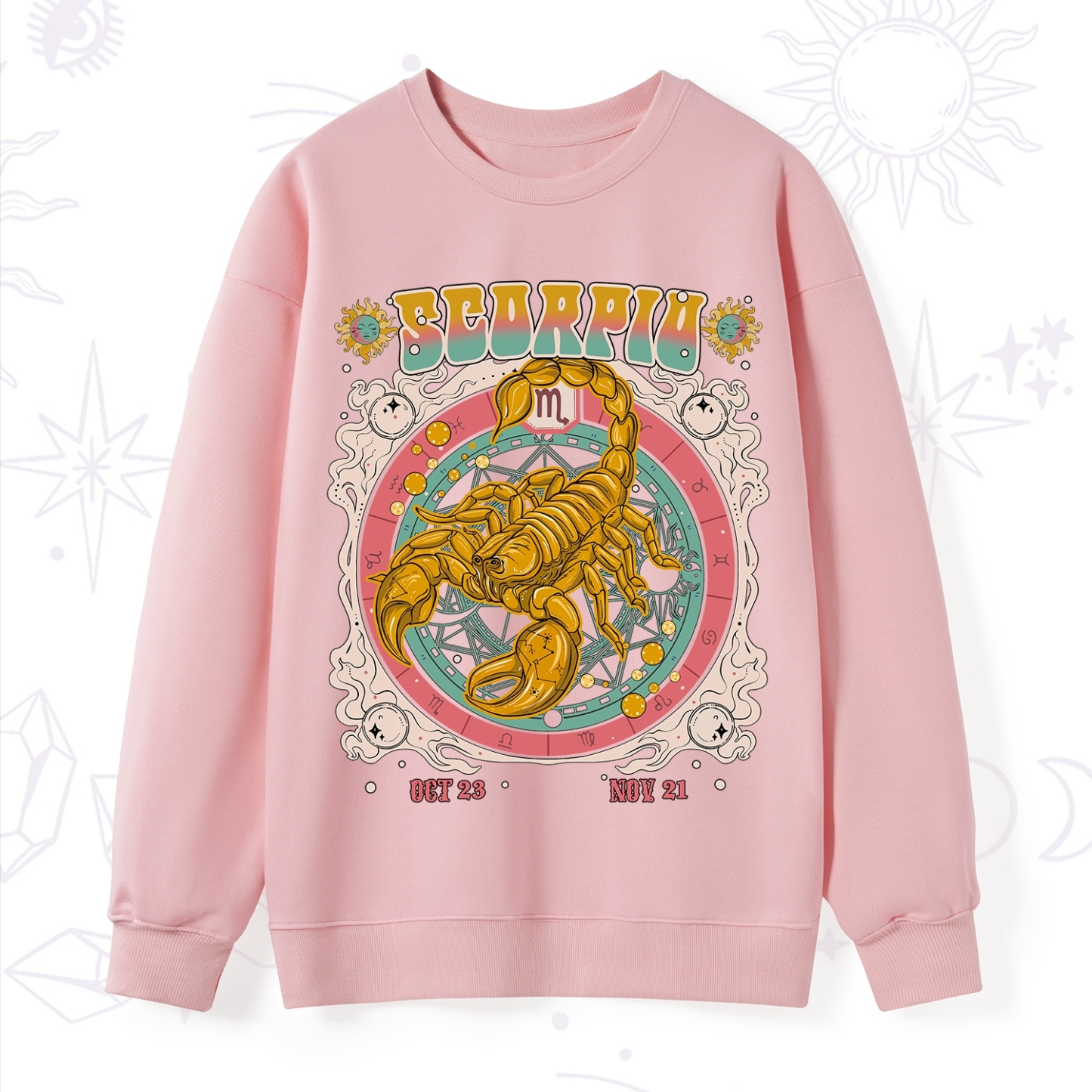 Purplehecate Scorpio Cosmic Zodiac Sweatshirt