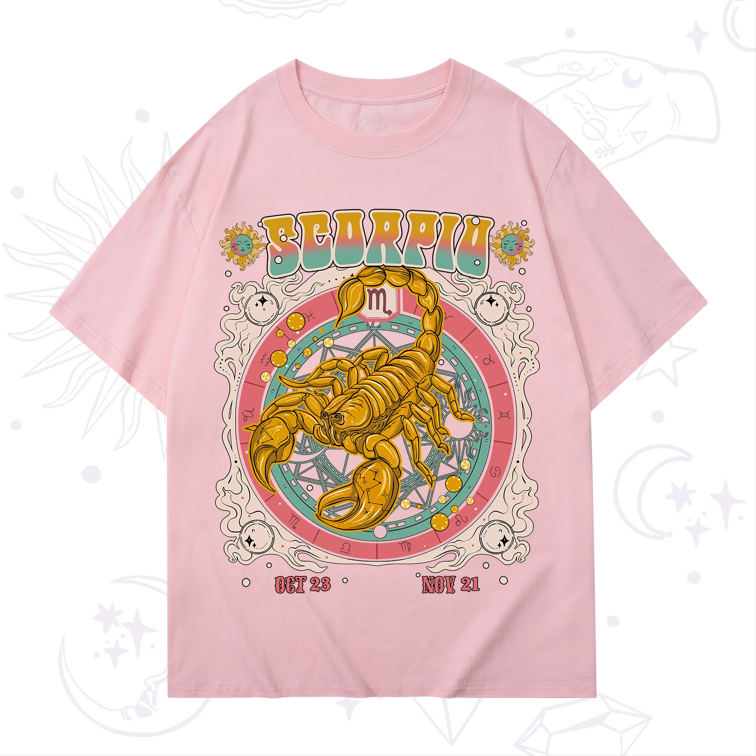 Purplehecate Scorpio Cosmic Zodiac T-Shirt