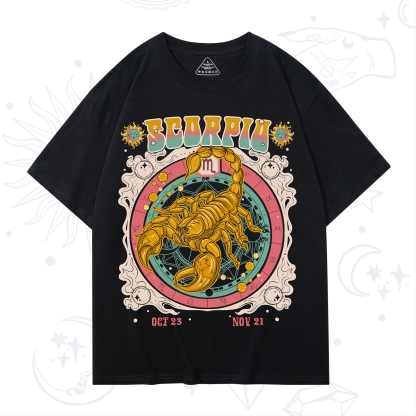 Purplehecate Scorpio Cosmic Zodiac T-Shirt