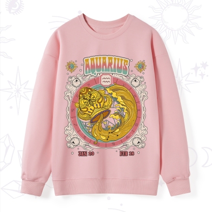 Purplehecate Aquarius Cosmic Zodiac Sweatshirt