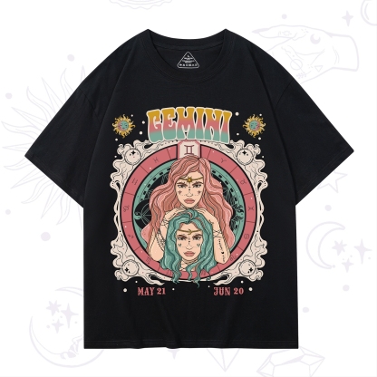 Purplehecate Gemini Cosmic Zodiac T-Shirt