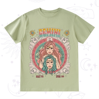 Purplehecate Gemini Cosmic Zodiac T-Shirt
