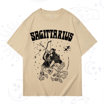Purplehecate Sagittarius Zodiac Glyphs T-Shirt