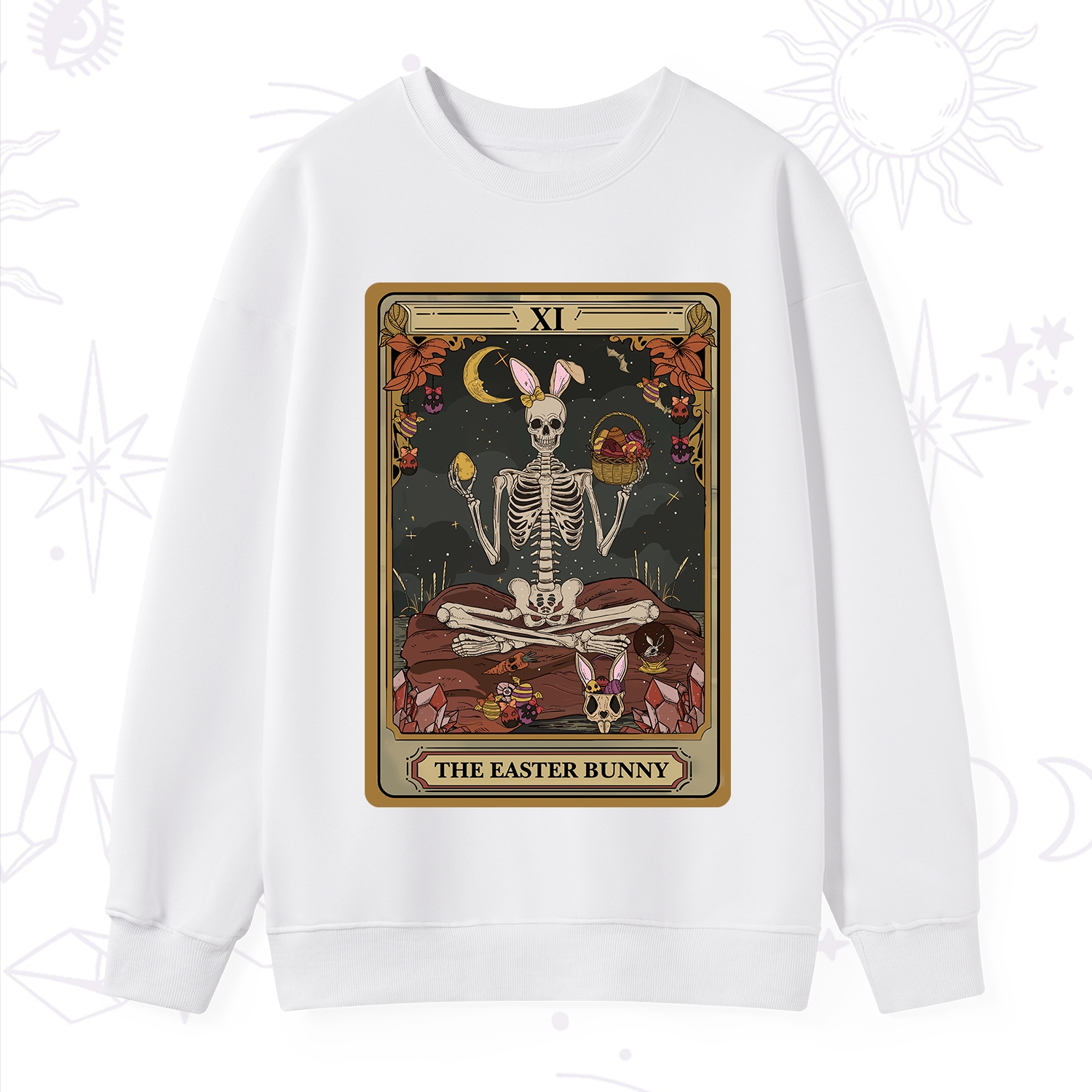 Purplehecate The Easter Bunny Tarot Sweatshirt