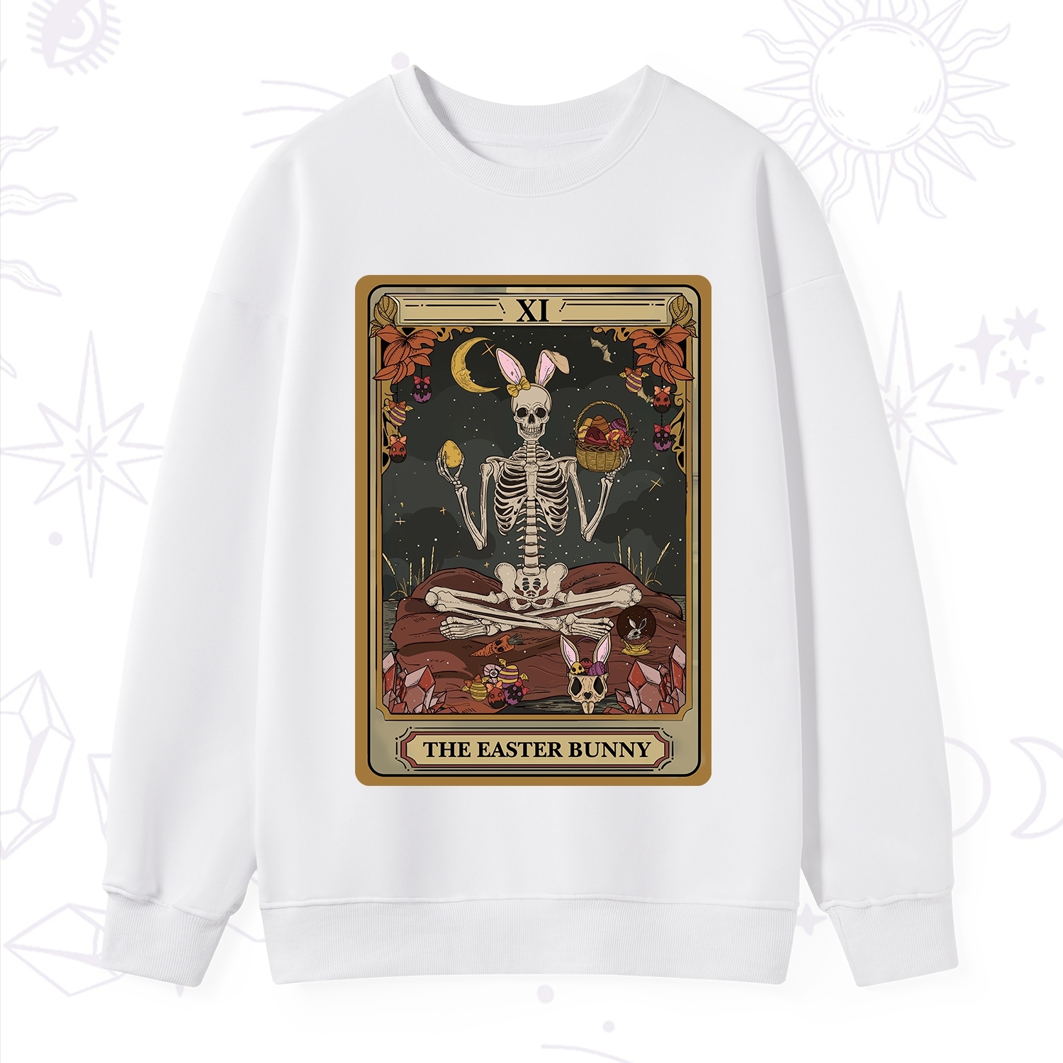 Purplehecate The Easter Bunny Tarot Sweatshirt
