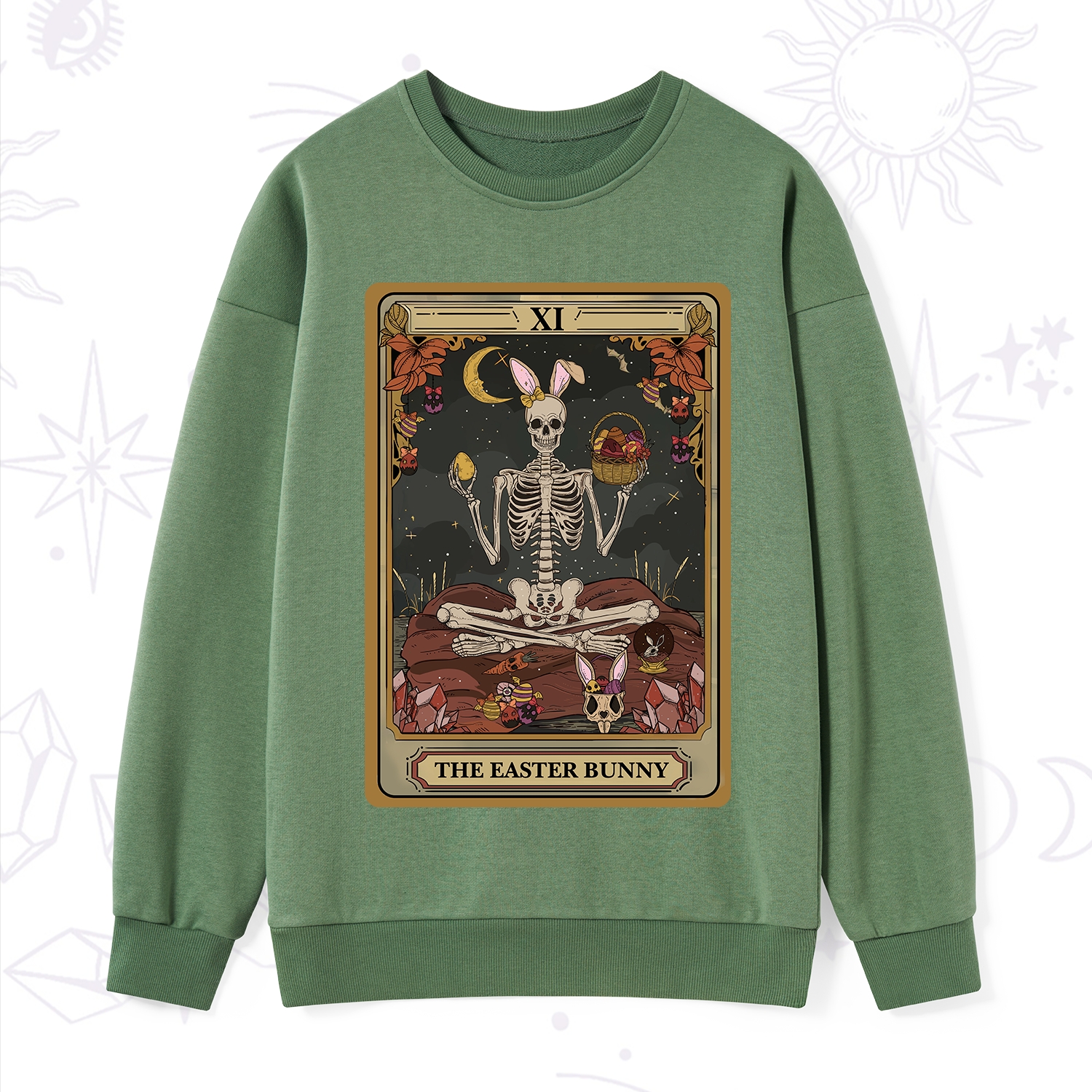 Purplehecate The Easter Bunny Tarot Sweatshirt