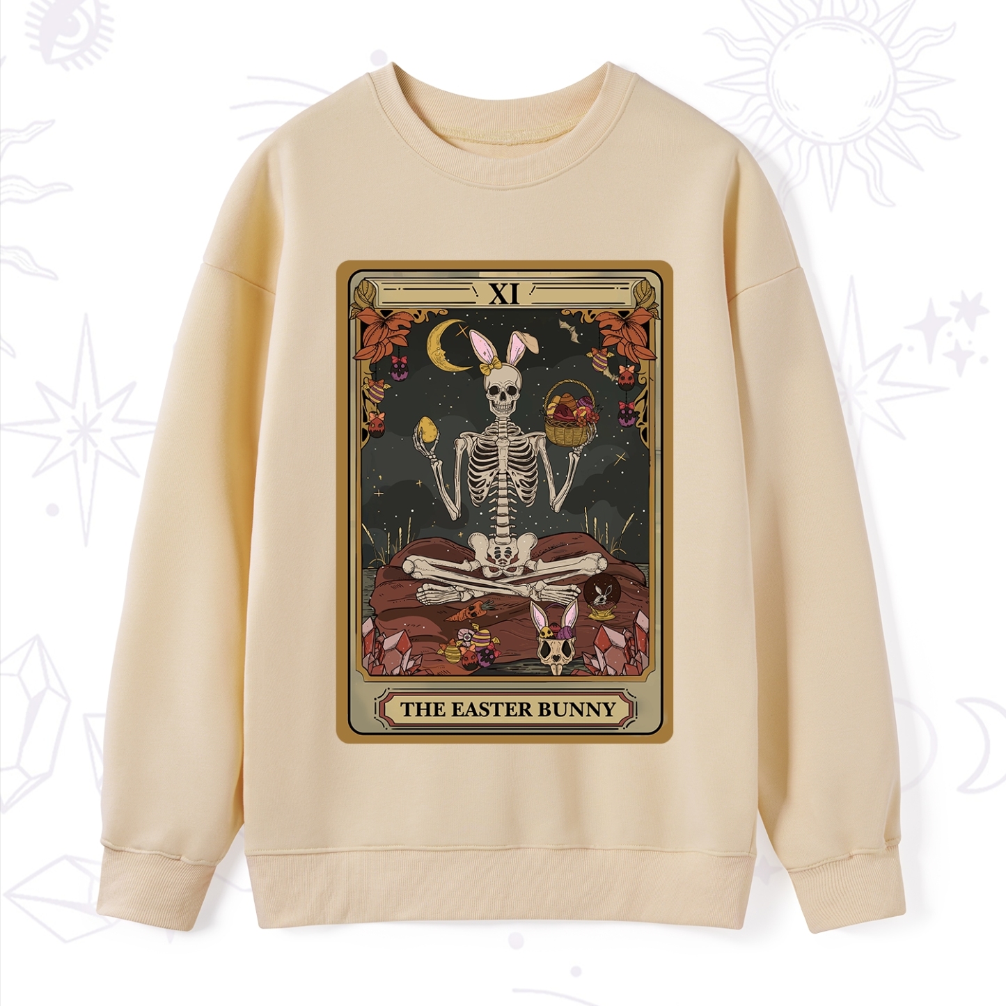 Purplehecate The Easter Bunny Tarot Sweatshirt