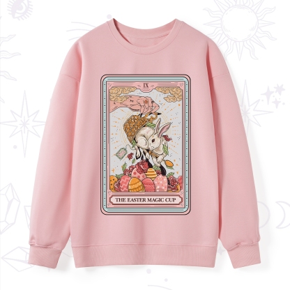 Purplehecate The Easter Magic Cup Tarot Sweatshirt