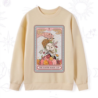 Purplehecate The Easter Magic Cup Tarot Sweatshirt
