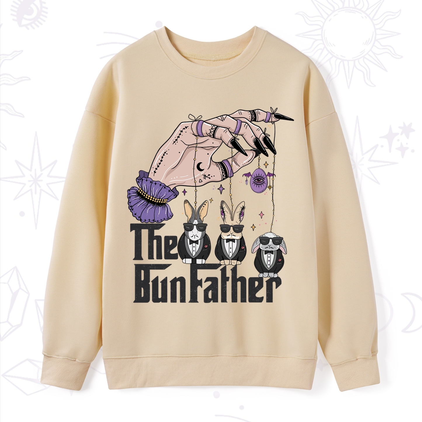 Purplehecate The Bunfather Easter Sweatshirt