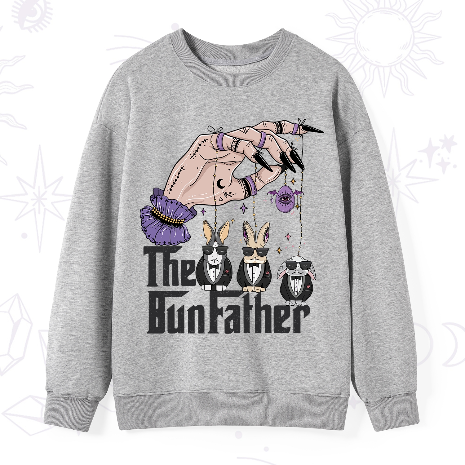 Purplehecate The Bunfather Easter Sweatshirt