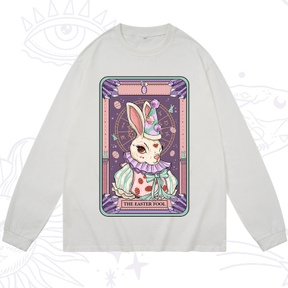 Purplehecate The Easter Fool Tarot Long Sleeve T-Shirt