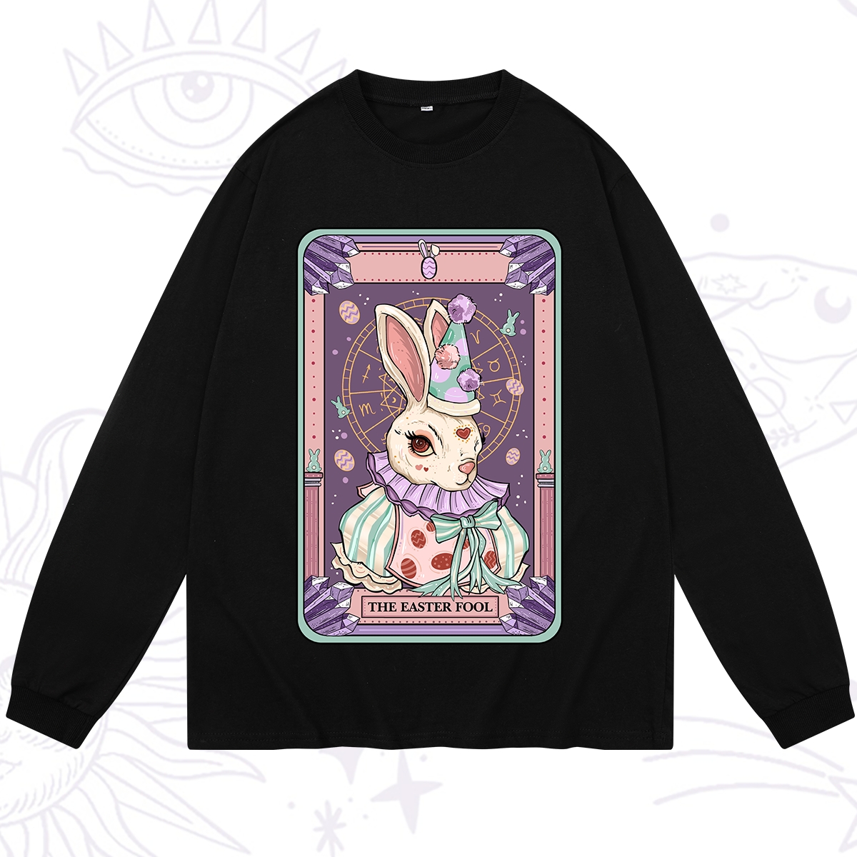 Purplehecate The Easter Fool Tarot Long Sleeve T-Shirt