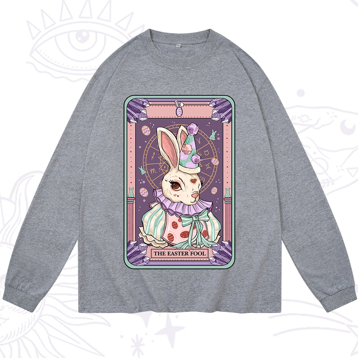 Purplehecate The Easter Fool Tarot Long Sleeve T-Shirt